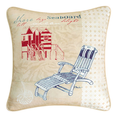 Cabana Beach Seaboard High Definition Pillow