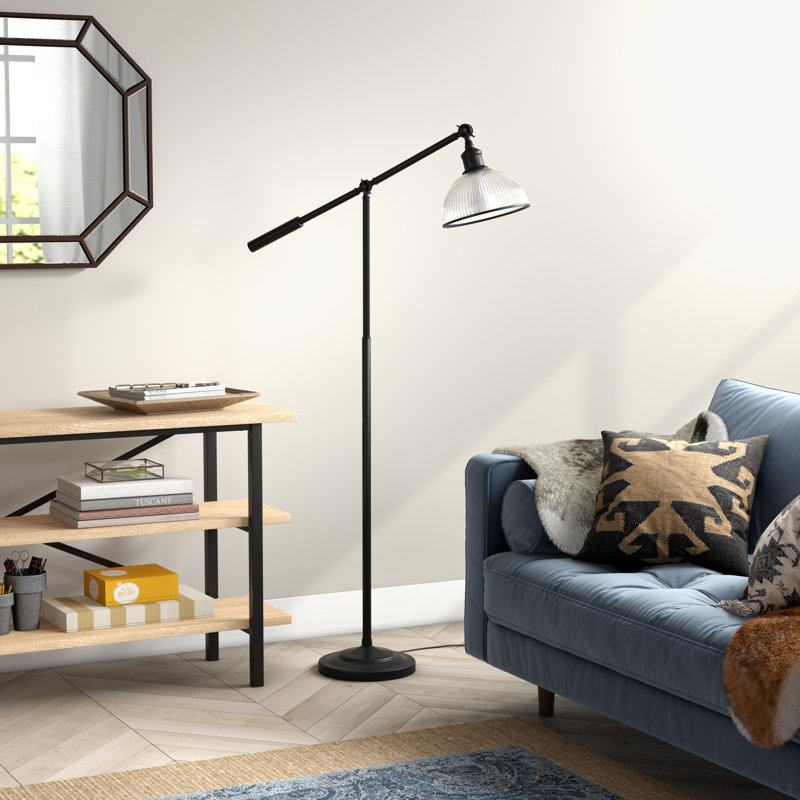 Lampe sur pied à bras articulé 50 po Aleko Frenkel