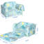 - Canapé de jeu modulaire. Revêtement en lin, fabrication en bois. 2, coussin moelleux. Style moderne. 17,04 x 23,34 x 14,68 po Canapé de 4,66 lb Haute mousse. Revêtement bleu. Cadre. Confortable et séduisant. Charme-592811312