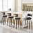 Swivel Upholstered Counter & Bar Stool-20534113-20534108