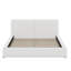 Grand lit tapissier au sol en velours-102533747