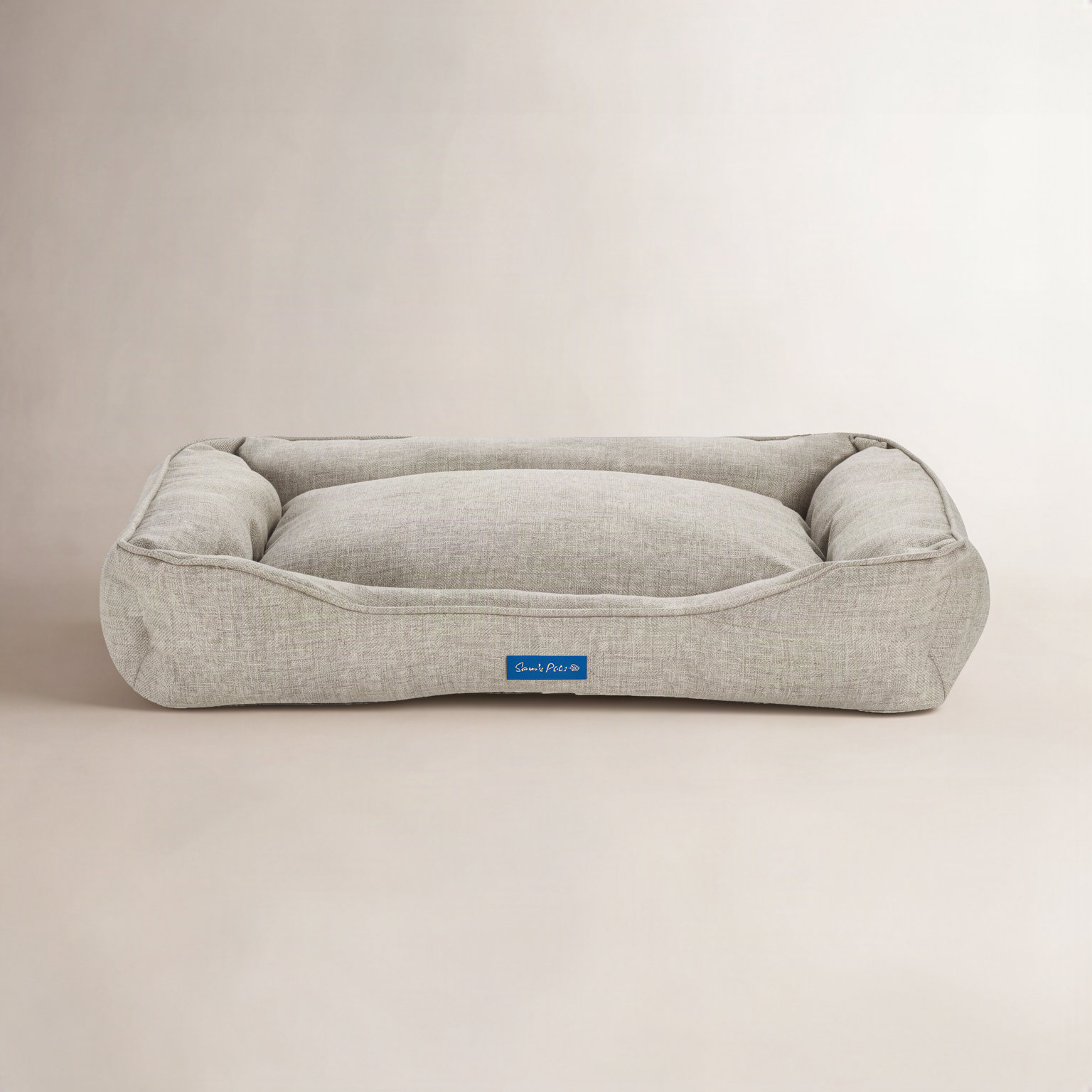 Julius Pet Bed, Medium (29.53" W x 22.83" D x 7.48" H), Brown