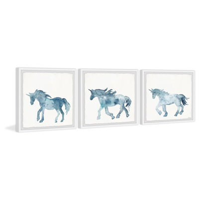 Drew Unicorn Legend, ensemble de 3 œuvres d'art encadrées