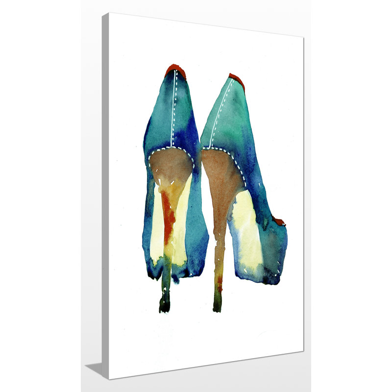 "Heels 1", reproduction d'art encadrée, H 48 po x l 28 po x P 1,5 po, Toile tendue