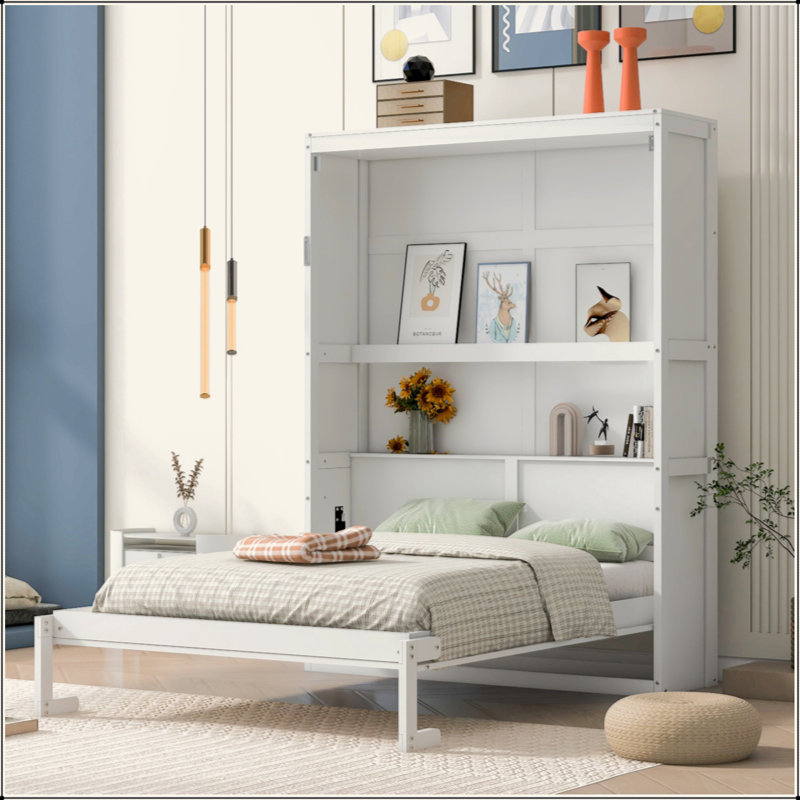Murphy Bed Wall Bed With Shelves