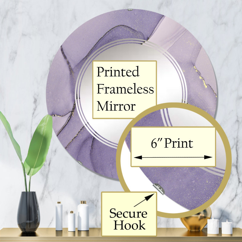 Miroir de salle de bain sans cadre, 32 po x 32 po