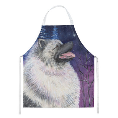 Tablier keeshond starry night
