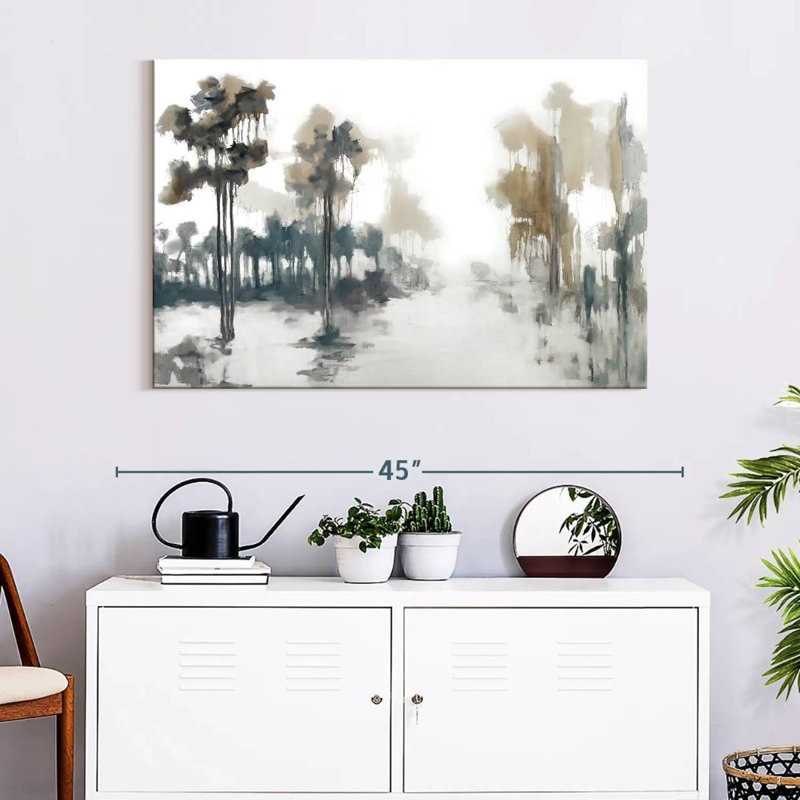 Avery Back Roads And Flooded Fields, 26" H x 39" W