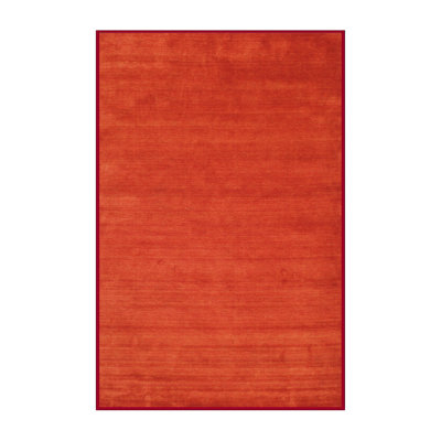 Tapis contemporain rouge