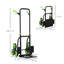  Trolley Hand Trucks 6-Wheels Foldable Load Cart Steel, Green-2018351365