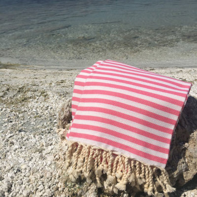 Serviette de plage 100% coton Orey