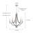 Yokine 5 - Light Dimmable Classic / Traditional Candle Chandelier UL Certified