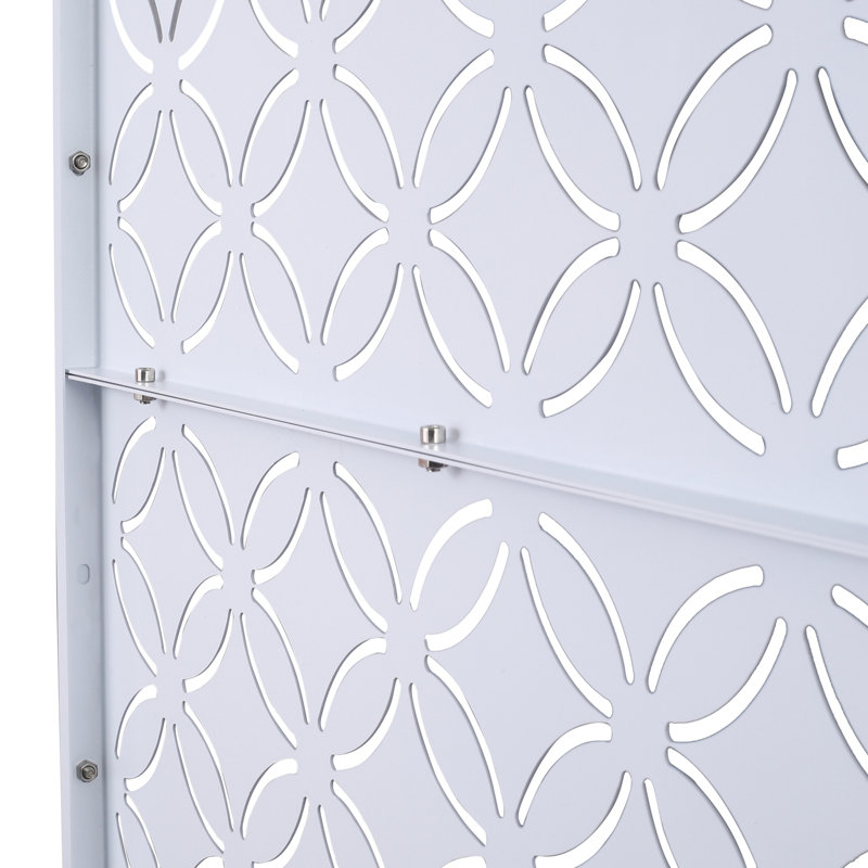Écran d'intimité pour l'extérieur et l'intérieur, White