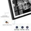 «Gatsby Glamour Shadowbox Print», art mural par Notoriart, cadre noir, 20 x 24-129532342-129532343