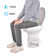 Yescom 0 Gallons GPF Round Chair Height Floor Mounted Bidet Toilet (Seat Included)