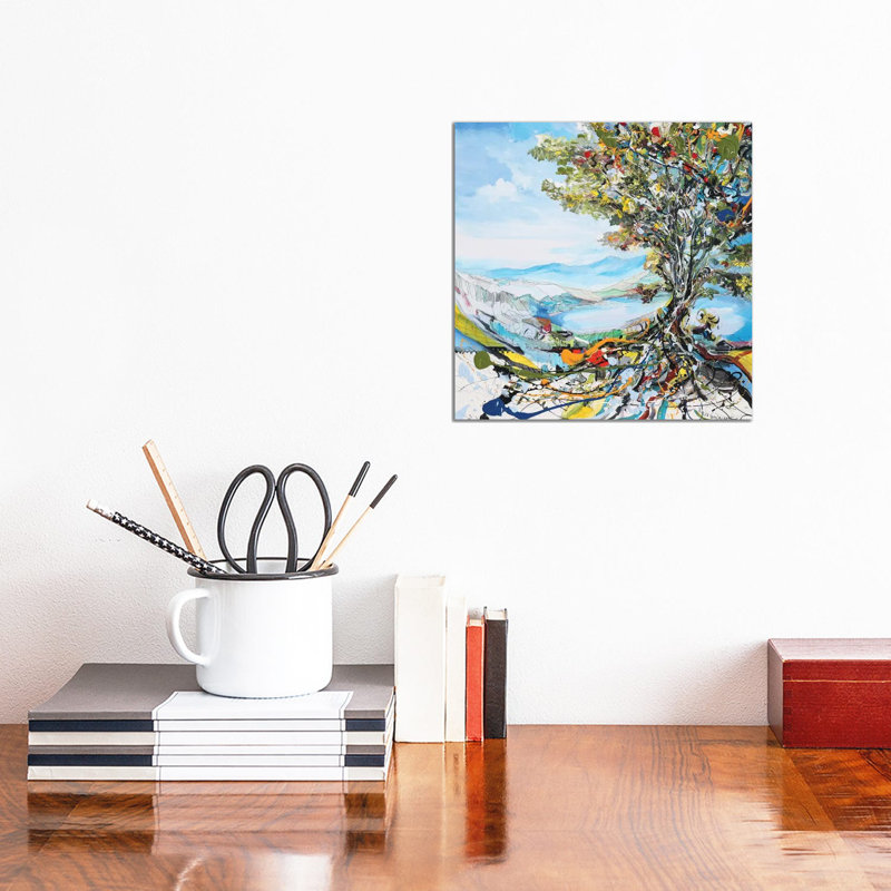 Festivity Tree by Piero Manrique - Wrapped Canvas Print, 30.48 cm H x 30.48 cm W