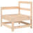  Garden Lounge Set Natural Wood Solid Pine Wood, Plywood 4-Piece Set-443507669
