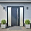 Ensemble de 2 jardinières vidaXL en acier galvanisé gris-2145464996-2145464994