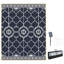Tapis de camping d'extérieur à DEL 10 po x 8 pi