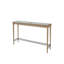 Console en verre avec 3 tabourets