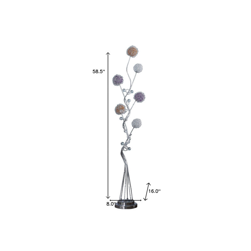 Lampe sur pied DEL 59 po Emireth