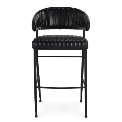 Tabouret en cuir véritable Umbria