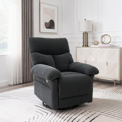 Swivel Rocker Recliner Chair with 360-Degree Motion