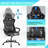 Adjustable High-Back Executive Gaming Chair With Lumbar Support And Rolling Casters For PC Executive High-Back Chair For Gaming And Office With Ergonomic Features, PU Leather, Camo