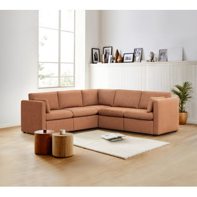 Canapé modulaire rembourré 5 pièces Winfree