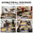 Rambo Performance Abstract Yellow/Black/Gray Area Rug-878282558