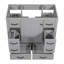 Meuble-lavabo 36 po sans lavabo, base d'armoire seulement, six tiroirs, diviseur de tiroir multifonctionnel, tablette réglable, gris-176132292