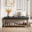Faux Leather Upholstered Storage Bench-558094246