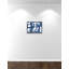 Ludique indigo-floater, peinture sur toile-46828059-46828062