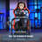 Anman Racing Simulator Cockpit with Seat Fits Logitech G29 Thrustmaster, Not Include Steering wheel & Wheels & Pedals and Shifter Handbrake-1160468832