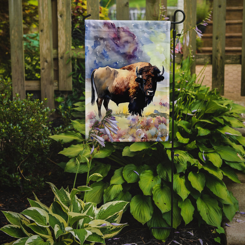 Drapeau de jardin en polyester double face H 15,5 po x l 11,25 po