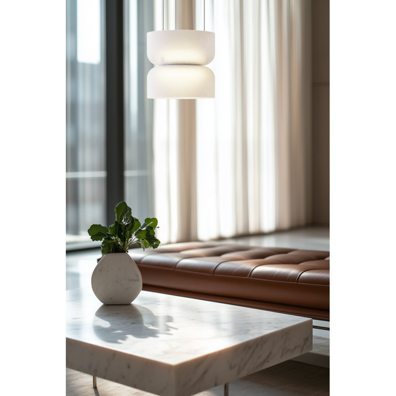 Totem Mini Up And Down Light Opal Glass Shades AMB/AMB  (Amber/Amber)  (E Shade Amber/ E Shade -  Amber), White