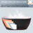 59'' x 30'' Freestanding Soaking Acrylic Bathtub-91896006