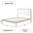 Ardin Queen Walnut Solid Wood Bed-747825530-747825531