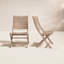 Chaise d'appoint d'extérieur Kinsler Eucalyptus-1868964226