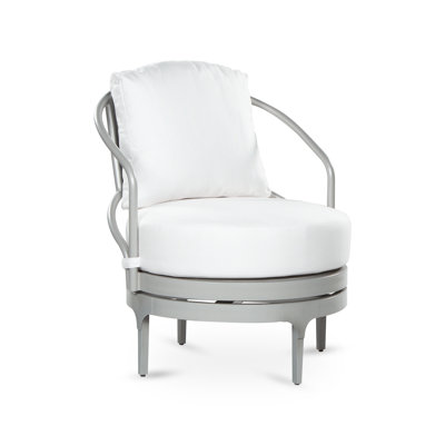 Amalfi Swivel Patio Armchair with Cushions -  Woodbridge Furniture, O-7002-M9