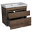 31.5'' Single Bathroom Vanity with Ceramic Top with Mirror