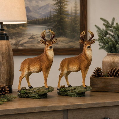 Ensemble de 2 figurines de chevreuil Woodland