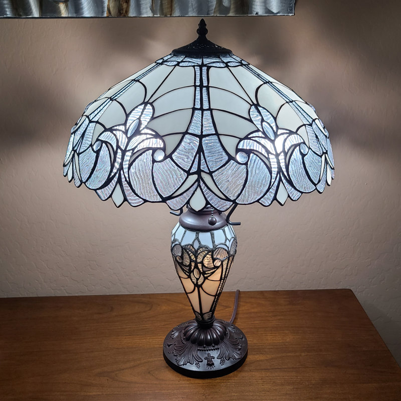 Davy Metal Bankers Lamp, 23" H x 18" W x 18" D