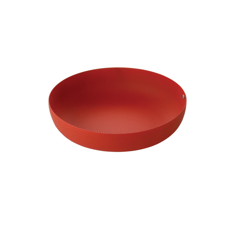Round Basket, 8.27", Red