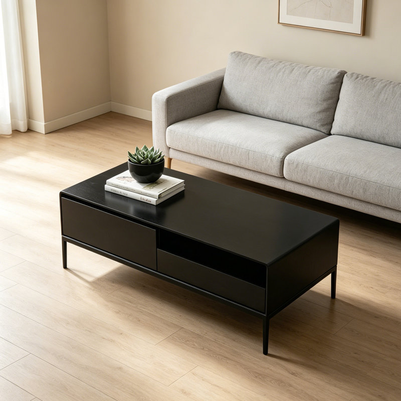 Table basse Simple, 15.74" H x 43.3" W x 19.68" D
