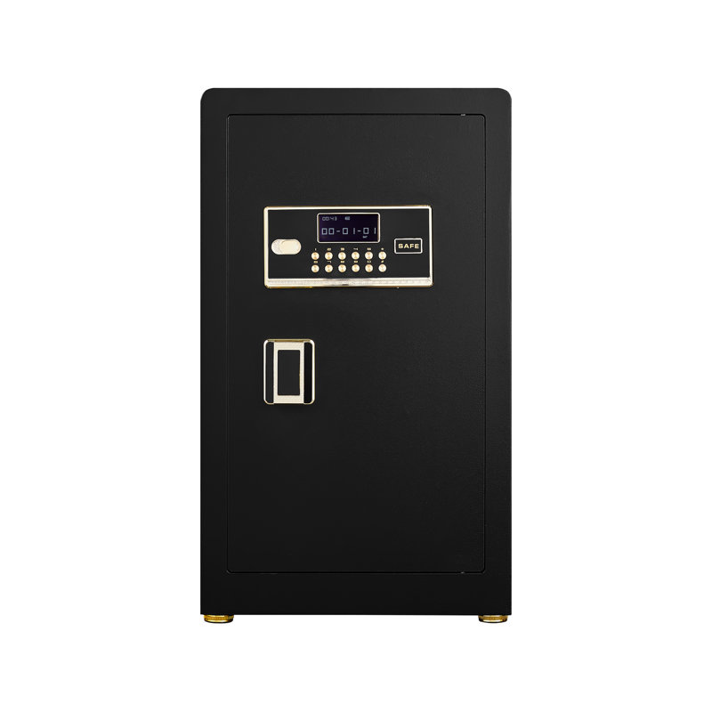 Digital Home Safe With - Theft Feature And Smart Alert, Removable Shelf For Valuables, Solid Cold Rolled Steel, Programmable Code, Felt Pad, Mute Function, Led Dark Spaces Electronic Steel Security