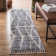 Triplett Fringe Shag Performance Abstract Rug