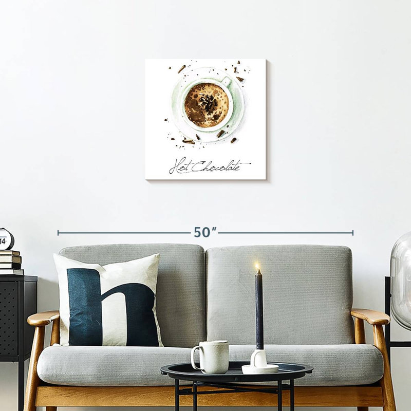 Yarlin Cup Of Hot Chocolate, 20" H x 20" W