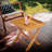 Addilyn Square Teak Outdoor Side Table , 18'' in. W 18'' in. D