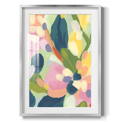 Brushy Tropics I Framed Print